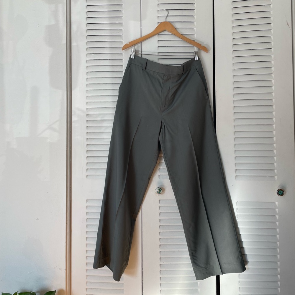 COS PLEATED HIGH-WAIST WIDE-LEG PANTS